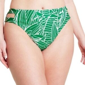 Tabitha Brown X Target Linear Floral Print Bikini Bottoms NWOT